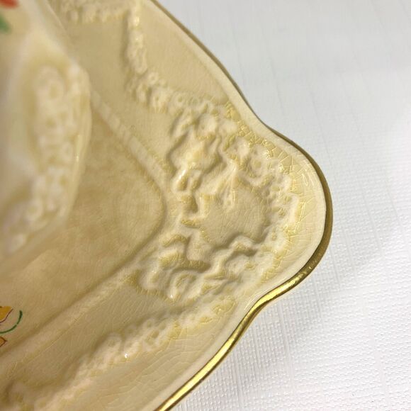 Adams England Gravy Boat Titian Ware Royal Ivory England 6109 Cottage Core Vtg - Picture 8 of 10